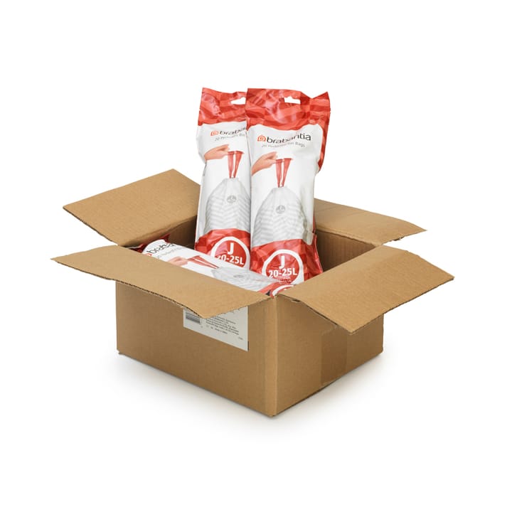 Sacchetti per la spazzatura Brabantia PerfectFit bin bags, confezione da 120, Modello J. 20-25 L Brabantia