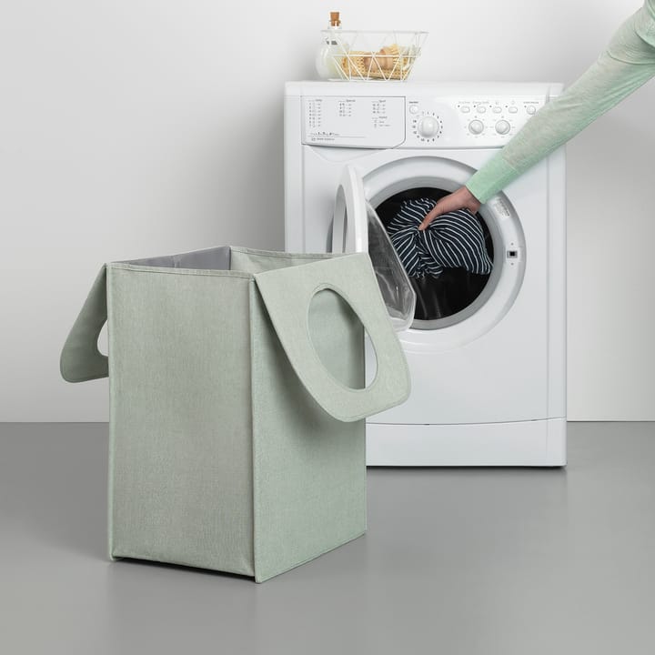 Sacco portabiancheria in tessuto rettangolare Brabantia 55 litri - verde - Brabantia