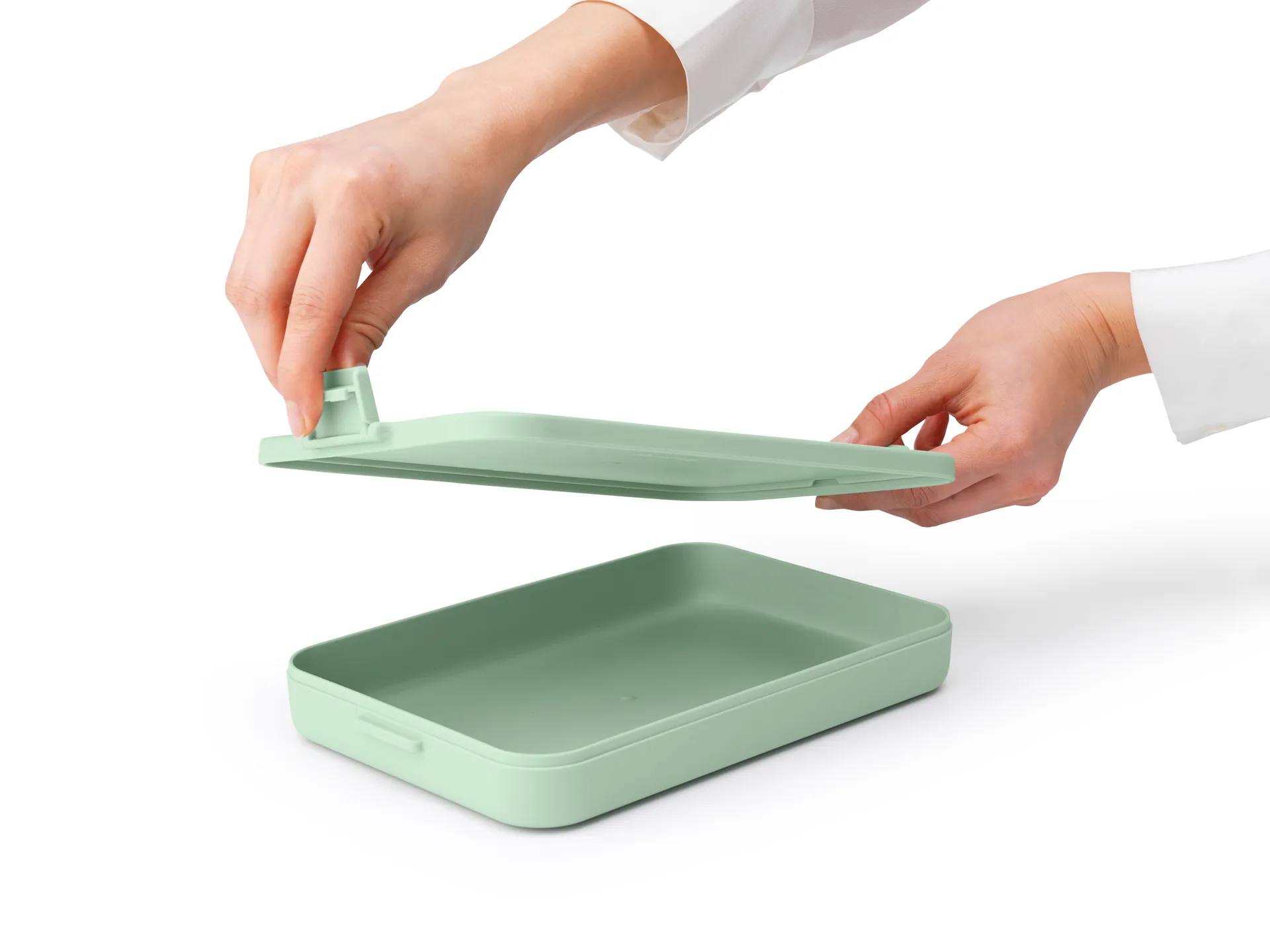 Scatola per il pranzo piatta Make & Take, 1,1 L, Jade Green Brabantia