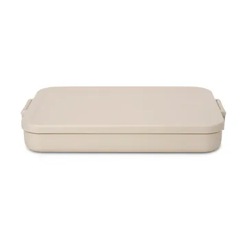 Scatola per il pranzo piatta Make & Take, 1,1 L - Soft Beige - Brabantia