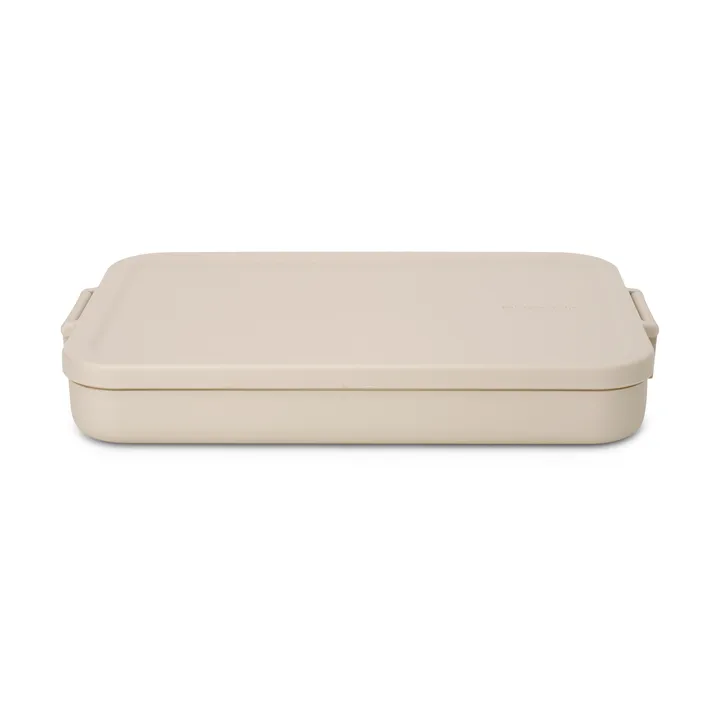 Scatola per il pranzo piatta Make & Take, 1,1 L - Soft Beige - Brabantia