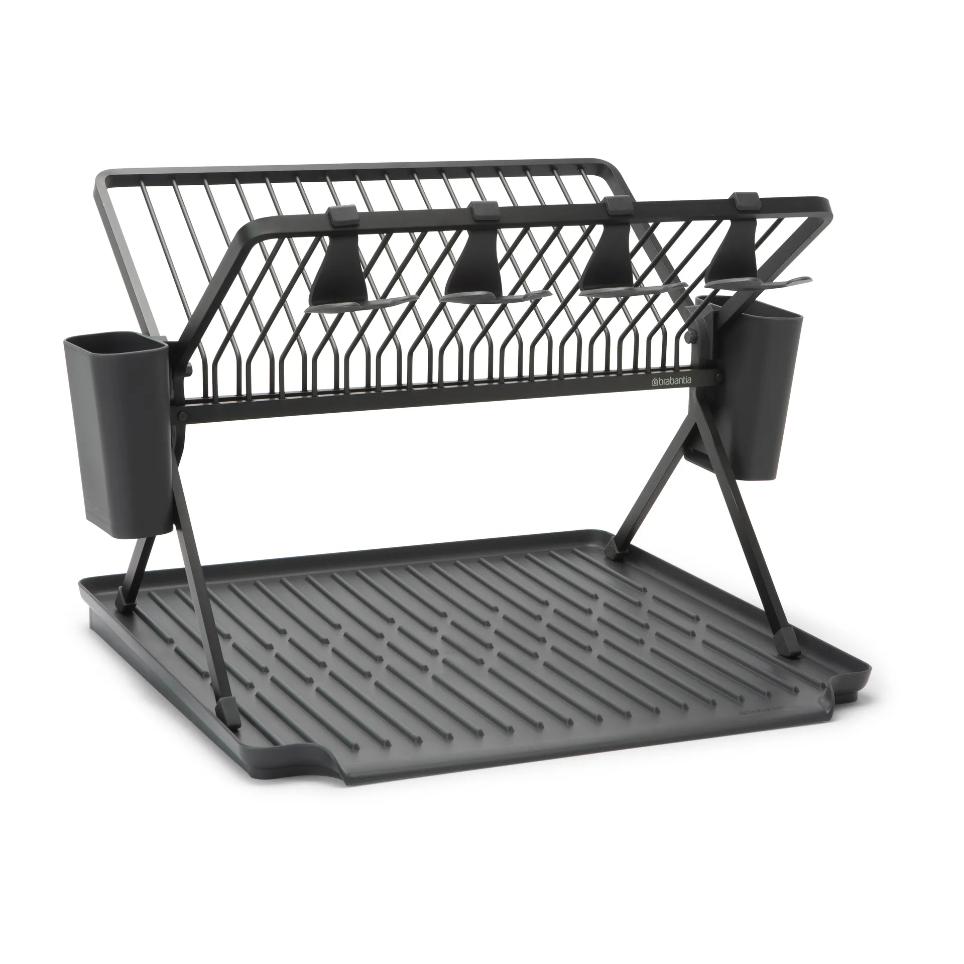 Scolapiatti pieghevole Sinkside 51 cm, Grigio scuro Brabantia