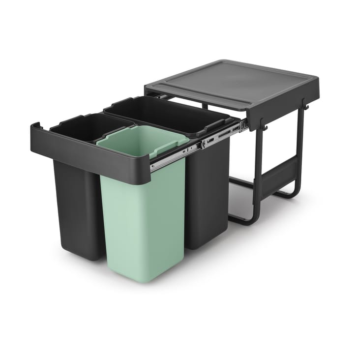 Secchi Integrabili Sort&Go, 10+10+20 L, Grigio scuro Brabantia