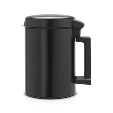 Secchiello da parete New Icon 3 litri - nero opaco - Brabantia