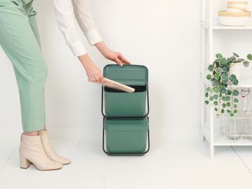 Secchio per rifiuti impilabile Sort & Go da 20 L - Fir Green - Brabantia