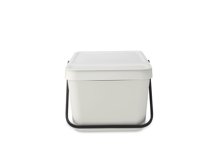 Secchio per rifiuti impilabile Sort & Go da 20 L, Grigio chiaro Brabantia