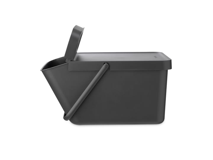 Secchio per rifiuti impilabile Sort & Go da 20 L, Grigio Brabantia