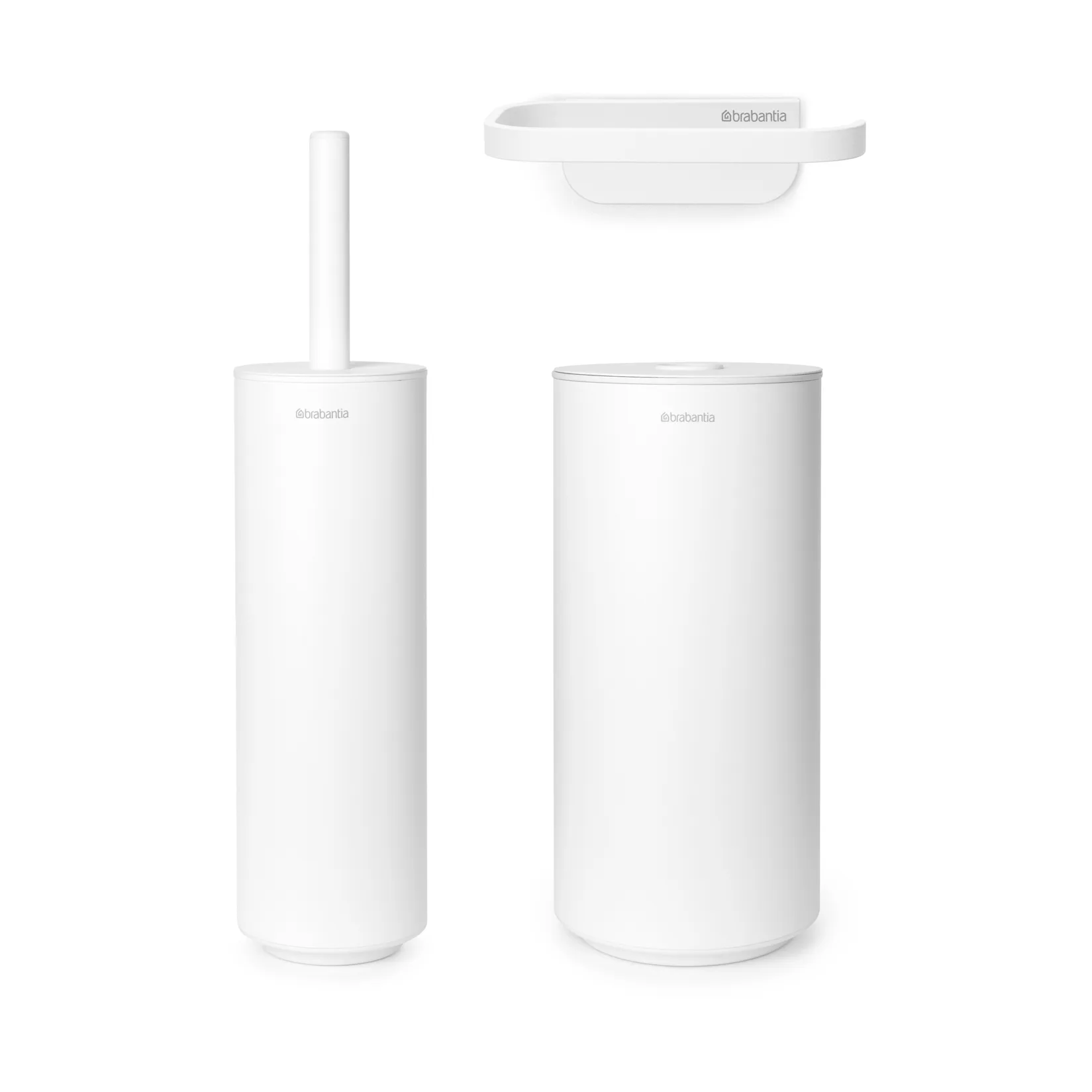 Set da Toilette Mindset 3 pezzi, Mineral Fresh White Brabantia