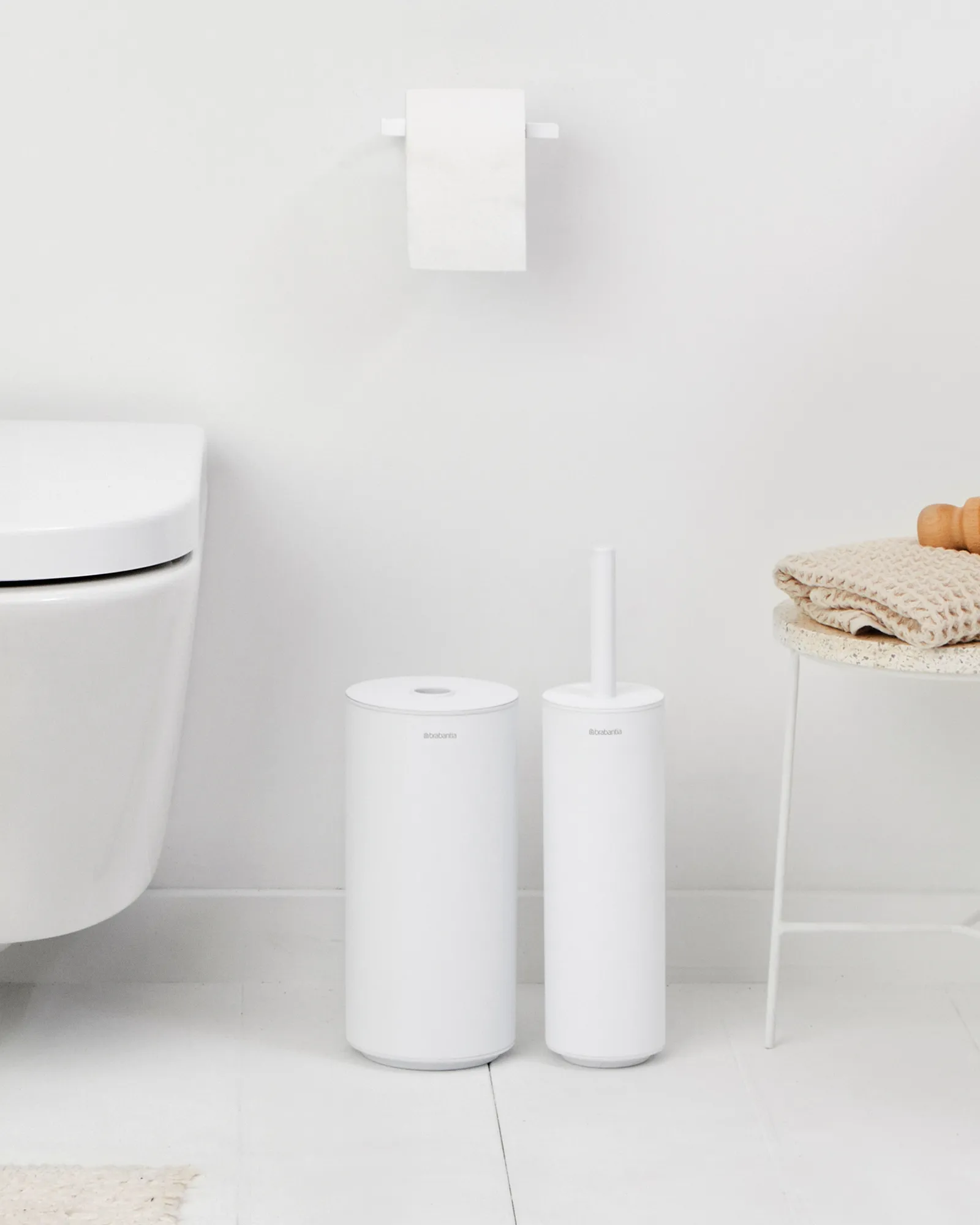 Set da Toilette Mindset 3 pezzi, Mineral Fresh White Brabantia