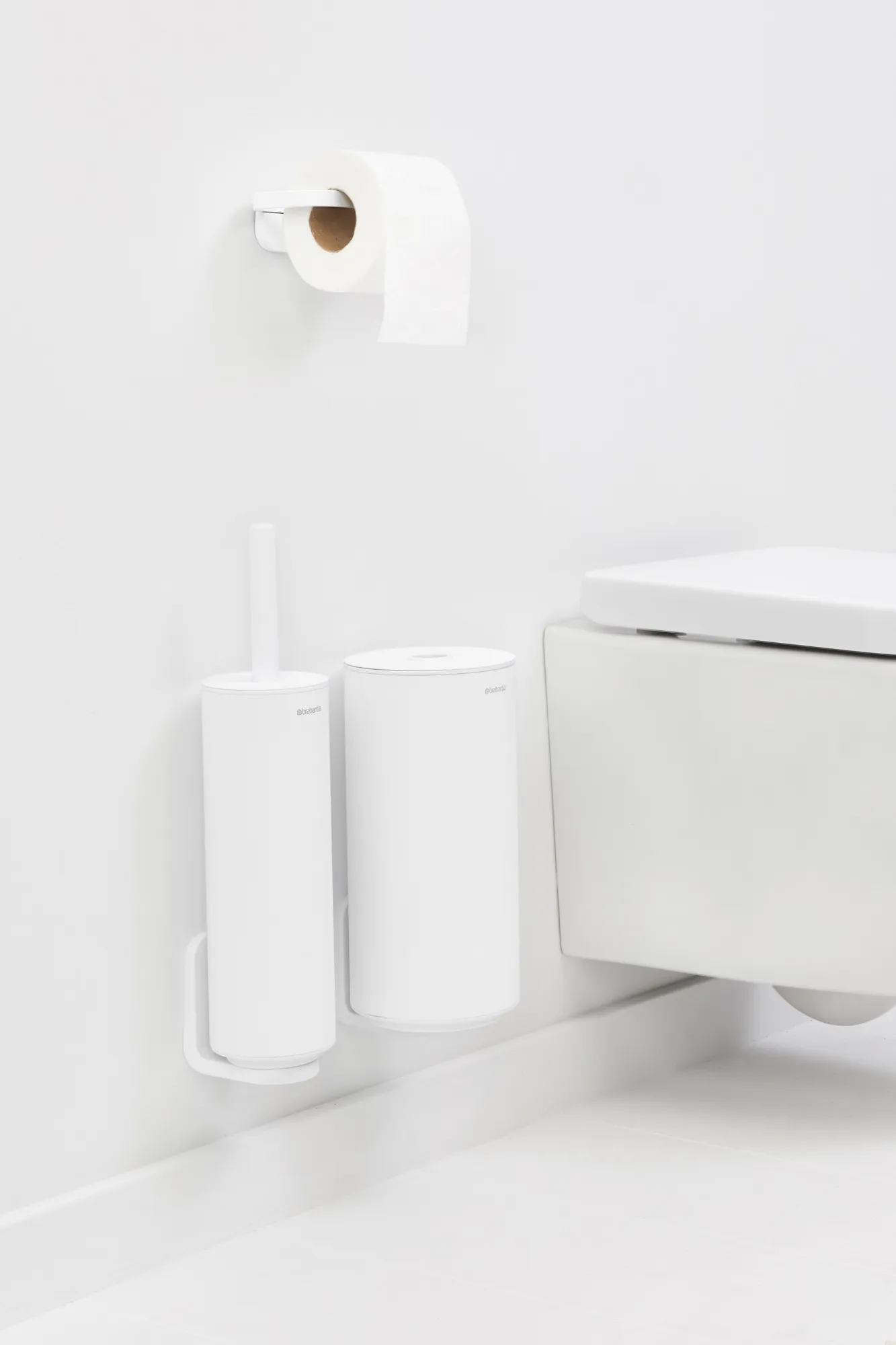 Set da Toilette Mindset 3 pezzi, Mineral Fresh White Brabantia