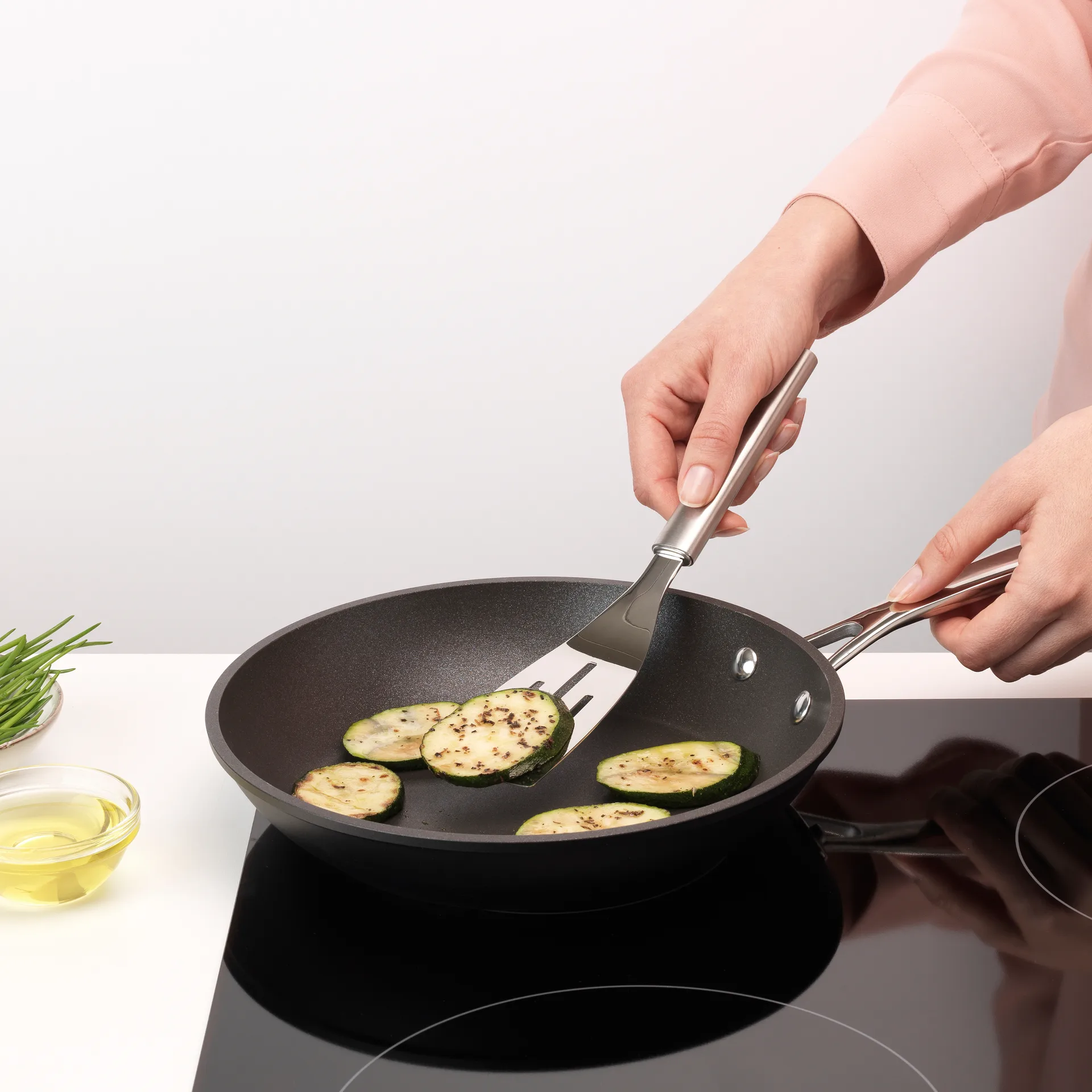 Spatola da frittura piccola Profile, acciaio inossidabile Brabantia