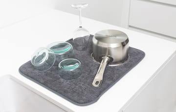 Tappetino Sinkside in microfibra 47x40 cm - Grigio scuro - Brabantia