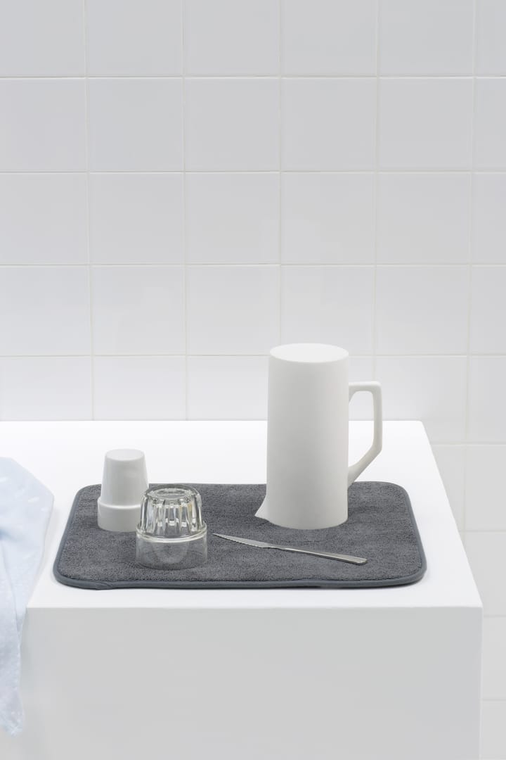 Tappetino Sinkside in microfibra 47x40 cm - Grigio scuro - Brabantia