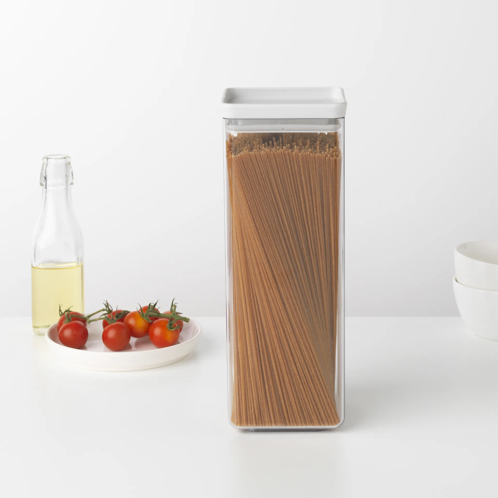 TASTY+ vasetto quadrato da 2,5 L, Grigio chiaro Brabantia