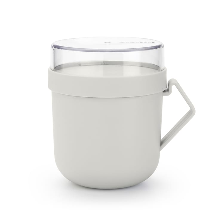 Tazza da zuppa Make & Take da 0,6 L - Grigio chiaro - Brabantia