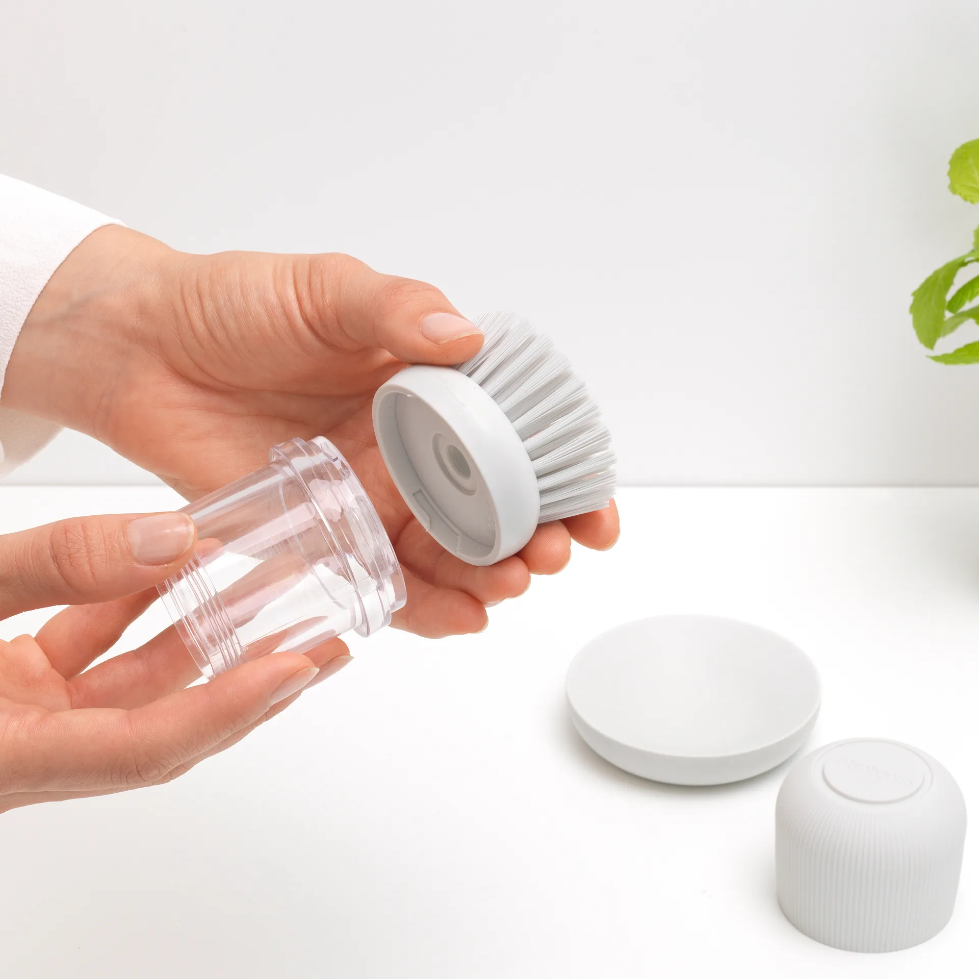 Testina di ricambio per spazzola piatti Brabantia , grigio chiaro Brabantia