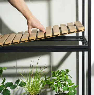 Armadio per piante Grower Greens - Nero, 81x137 cm - Brafab