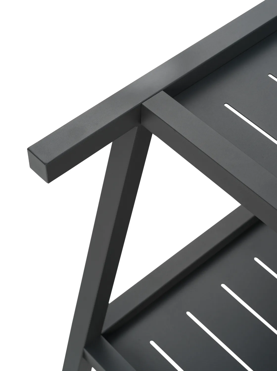 Carrello da portata Samvaro 86x49x69 cm, Antracite Brafab