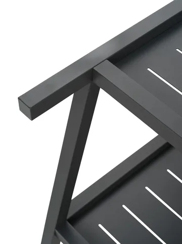 Carrello da portata Samvaro 86x49x69 cm - Antracite - Brafab