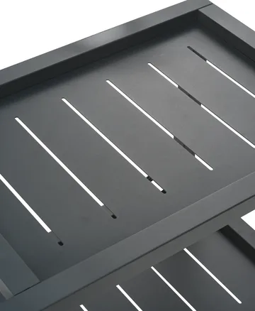 Carrello da portata Samvaro 86x49x69 cm - Antracite - Brafab