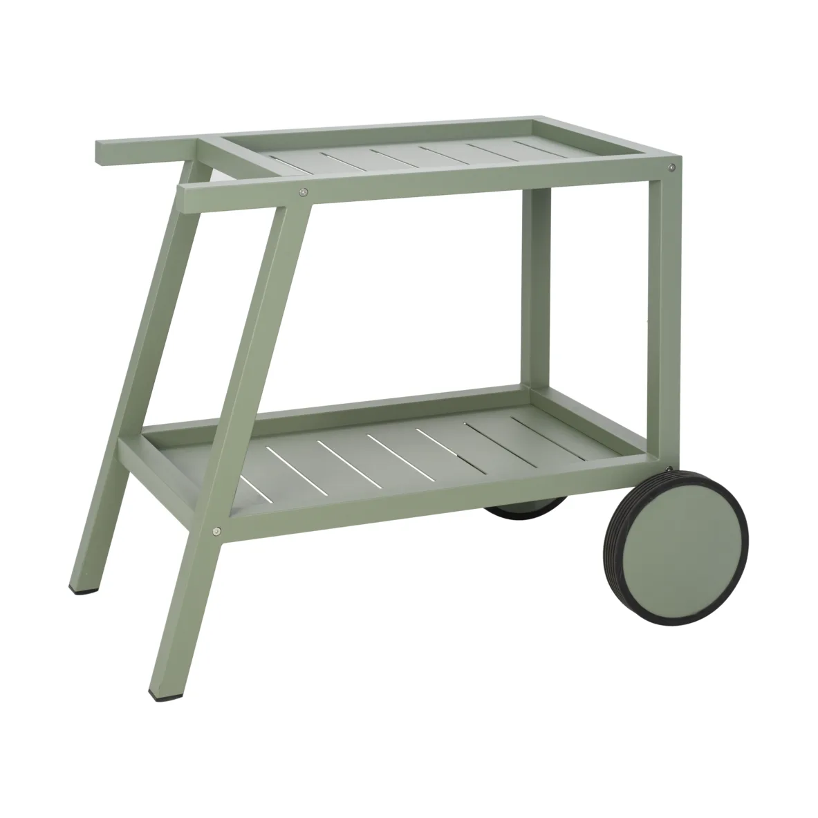 Carrello da portata Samvaro 86x49x69 cm, Dusty green Brafab