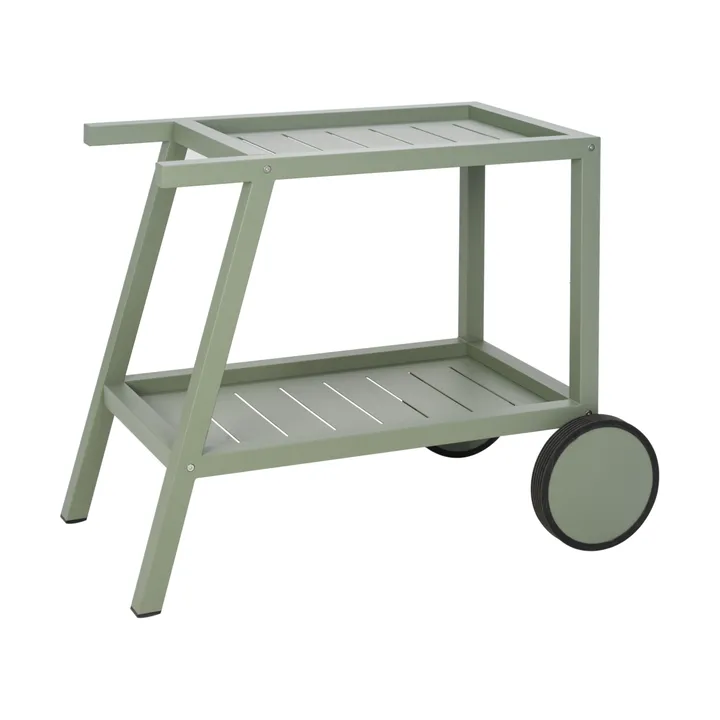 Carrello da portata Samvaro 86x49x69 cm - Dusty green - Brafab