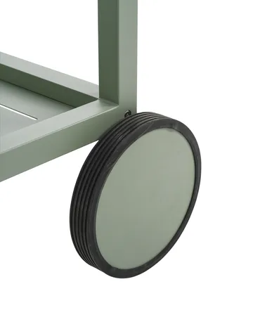 Carrello da portata Samvaro 86x49x69 cm - Dusty green - Brafab