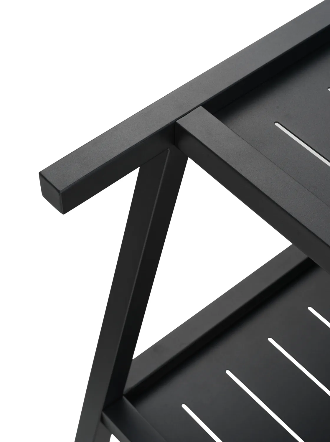 Carrello da portata Samvaro 86x49x69 cm, Nero Brafab