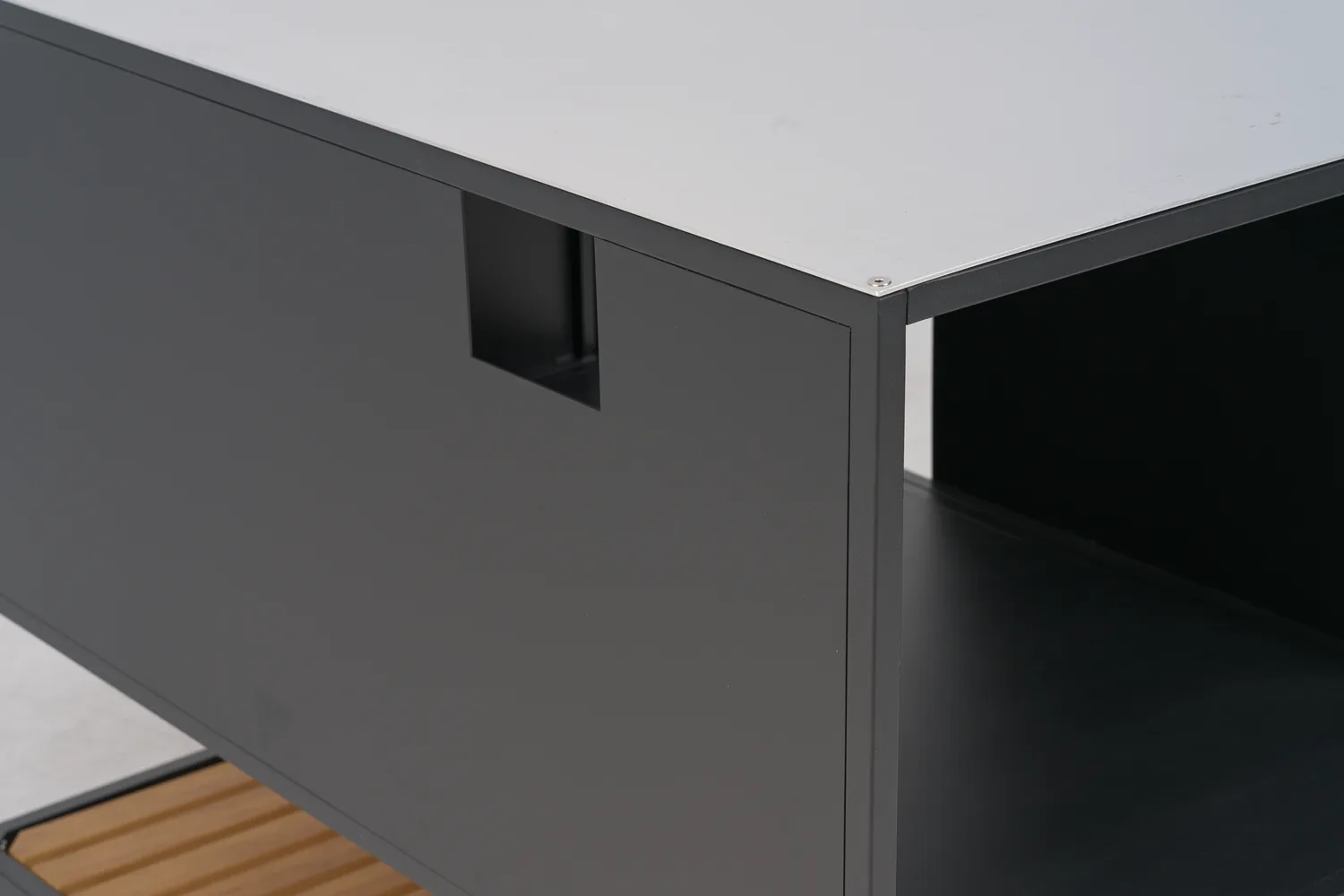 Cucina da esterno base 110x90x70 cm, Nero Brafab