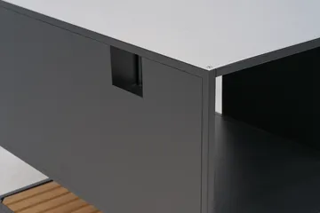 Cucina da esterno base 110x90x70 cm - Nero - Brafab