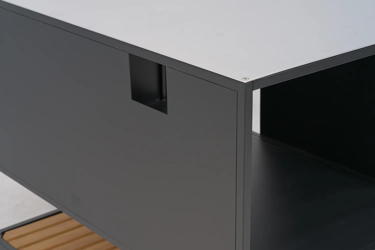 Cucina da esterno base 110x90x70 cm, Nero Brafab