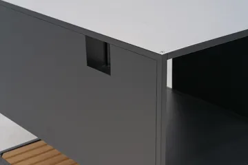 Cucina da esterno base 110x90x70 cm - Nero - Brafab