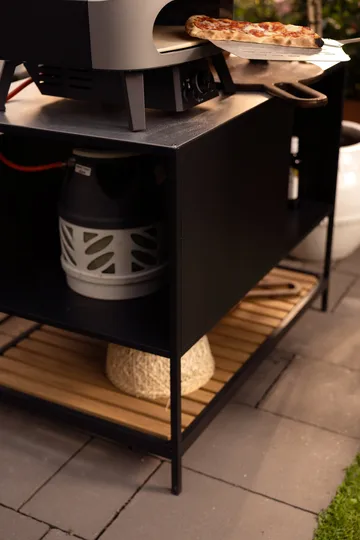 Cucina da esterno base 110x90x70 cm - Nero - Brafab