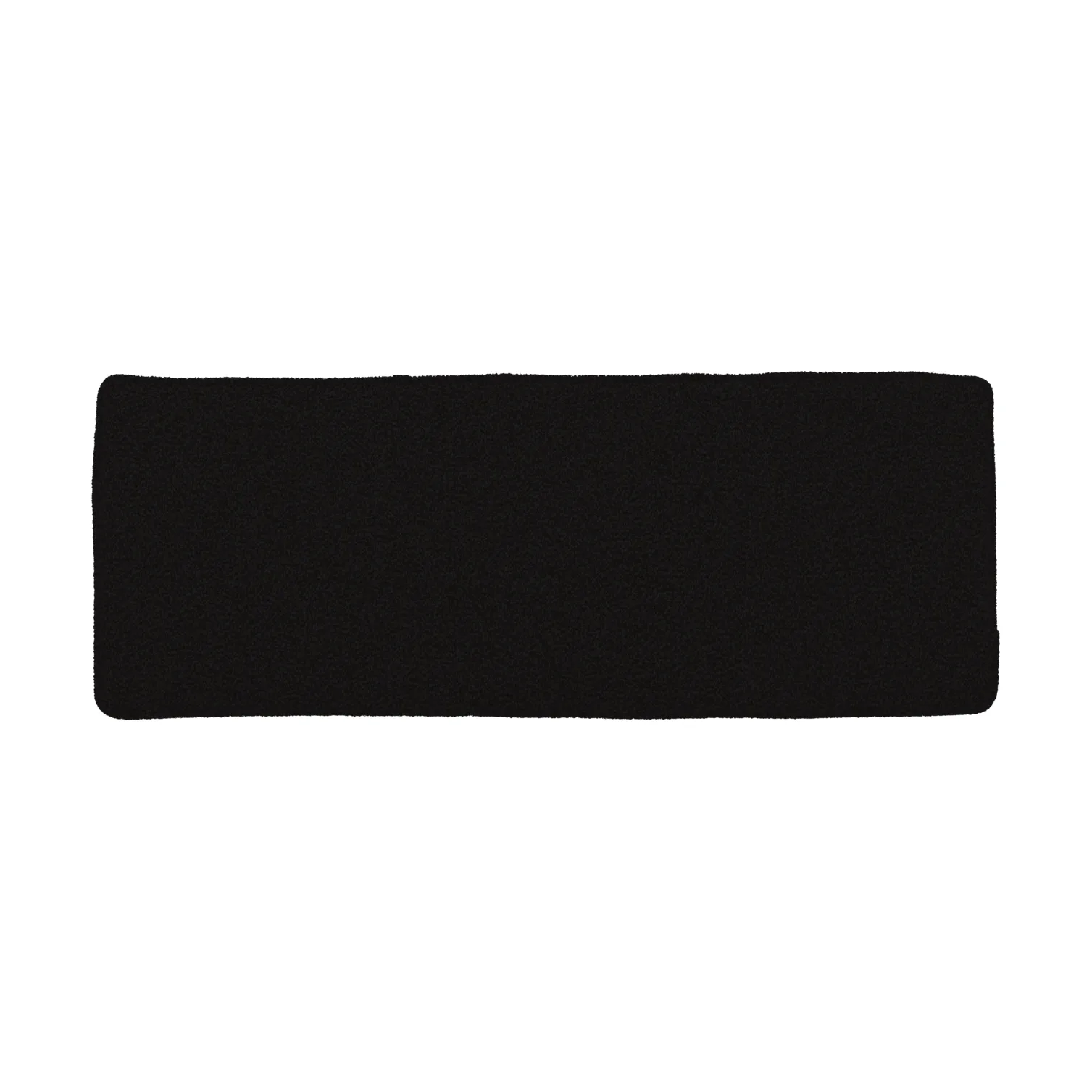 Cuscino da seduta Frisk, Teddy black, 37x102 cm Brafab