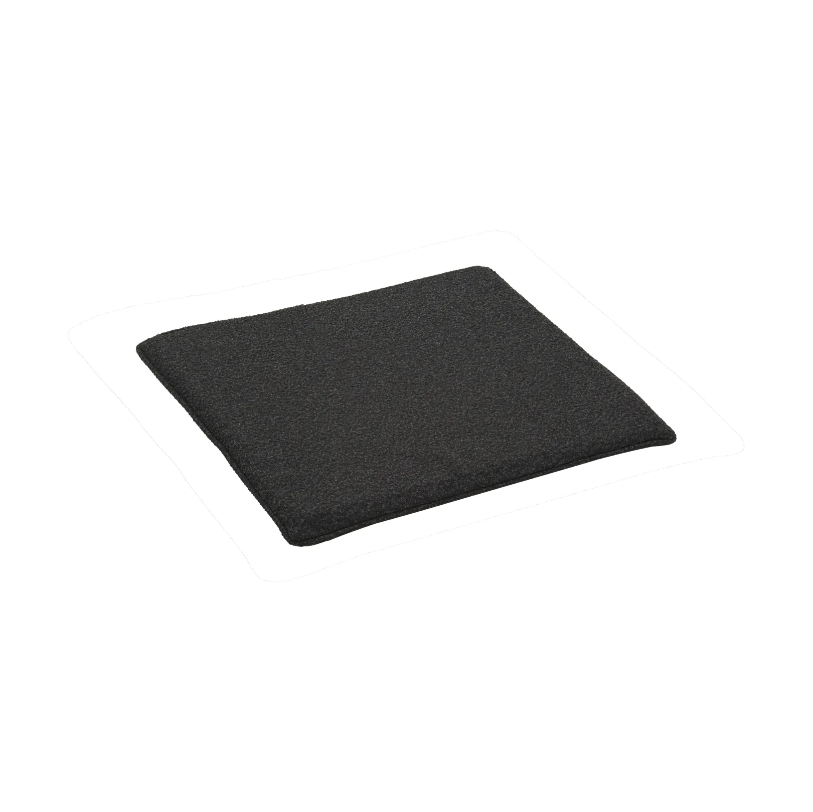 Cuscino da seduta Frisk, Teddy black, 37x37 cm Brafab