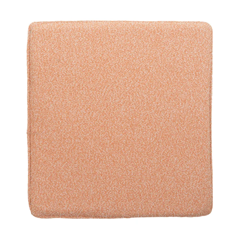Cuscino da seduta Frisk, Teddy orange, 37x37 cm Brafab