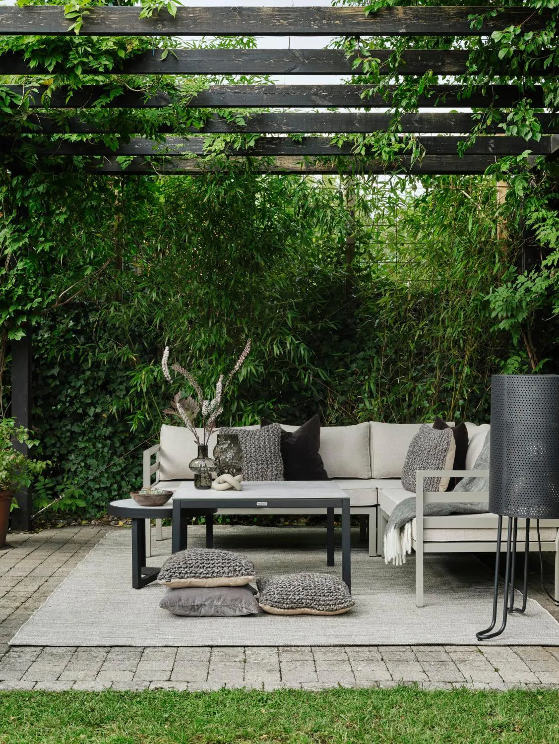 Divano angolare Weldon, Khaki-sabbia Brafab