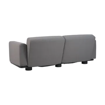 Divano Bolster - Antracite-teddy grey, 2,5 posti - Brafab