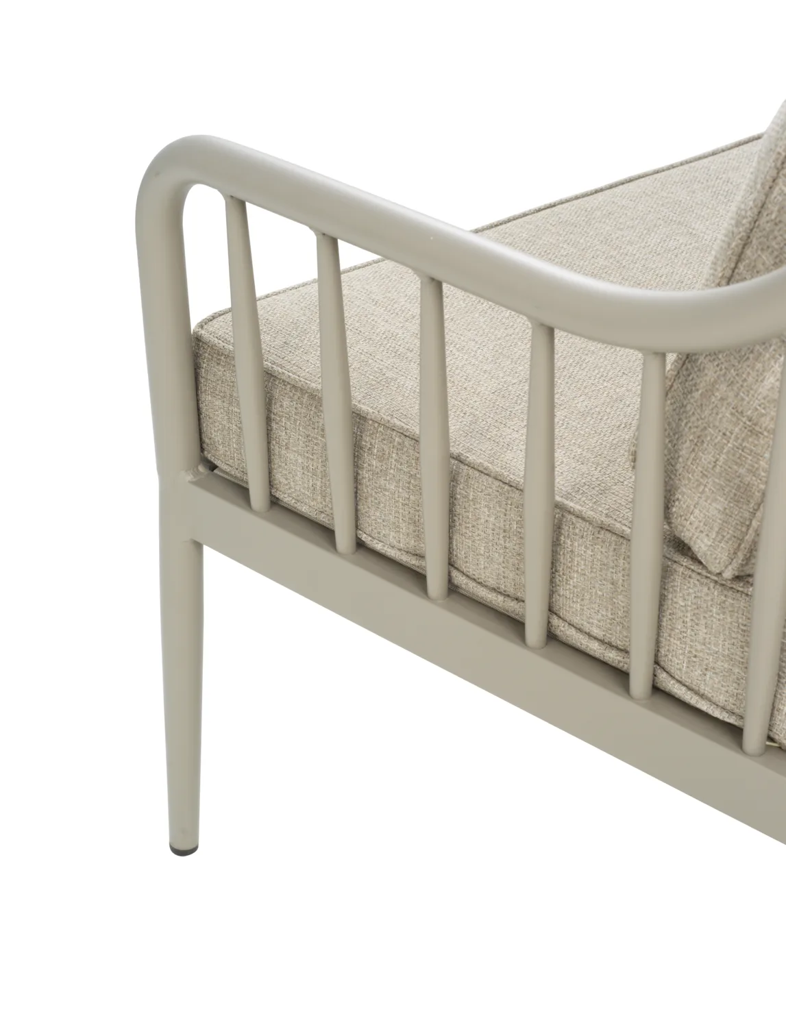 Divano Coleville, Khaki-burlap beige, 3 posti Brafab