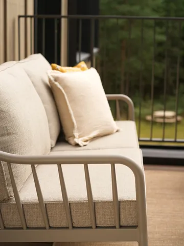 Divano Coleville - Khaki-burlap beige, 3 posti - Brafab