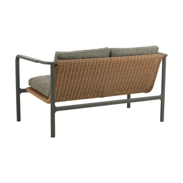 Divano Motty - Nordic green-teddy verde, 2 posti - Brafab