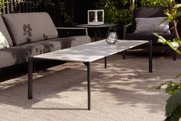 Divano Naos - Nero-teddy black, 2,5 posti - Brafab