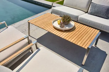 Divano Naos - Stainless steel-dot beige, 2,5 posti - Brafab