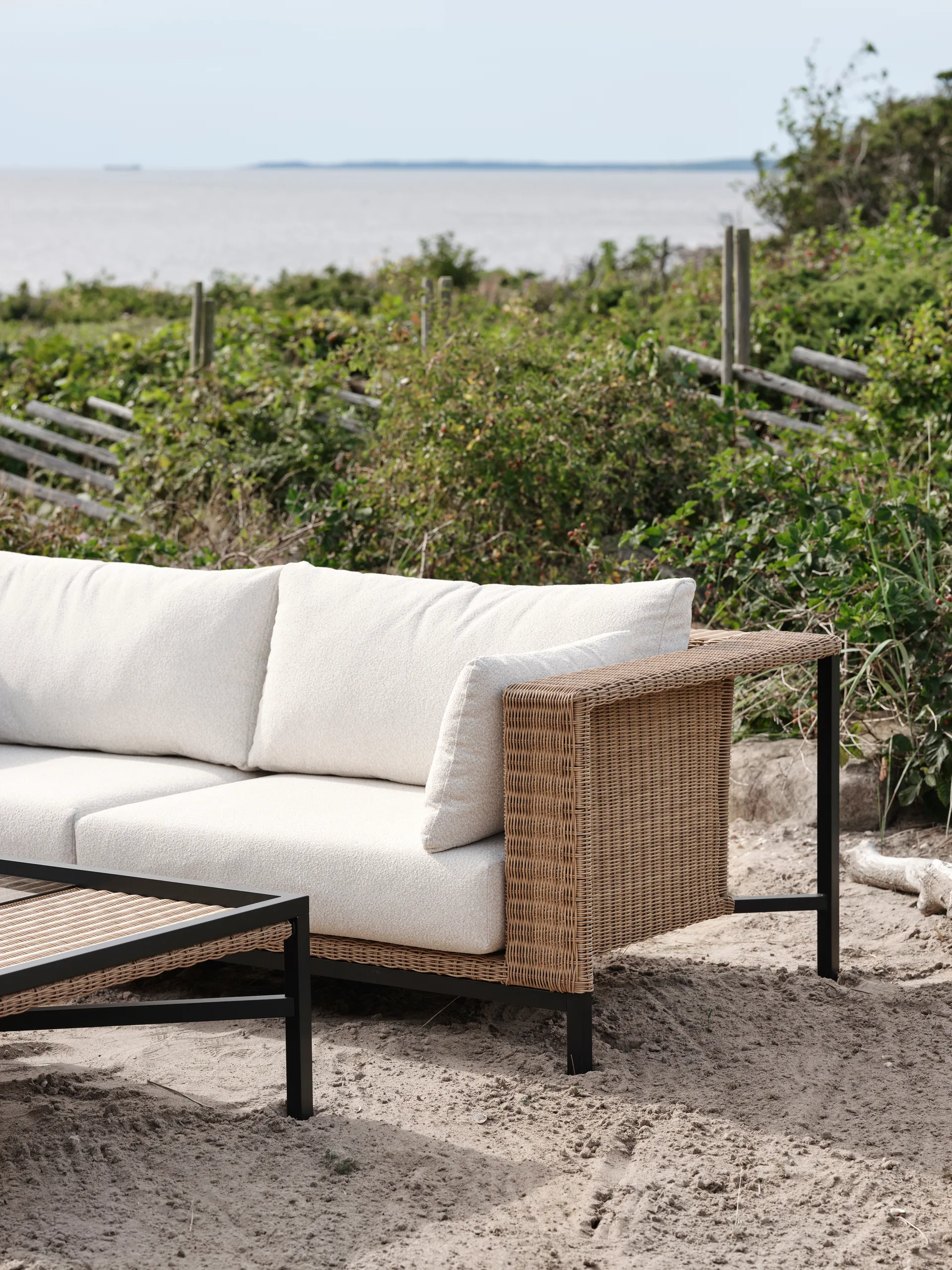 Divano Shell, Teddy rice-nero Brafab