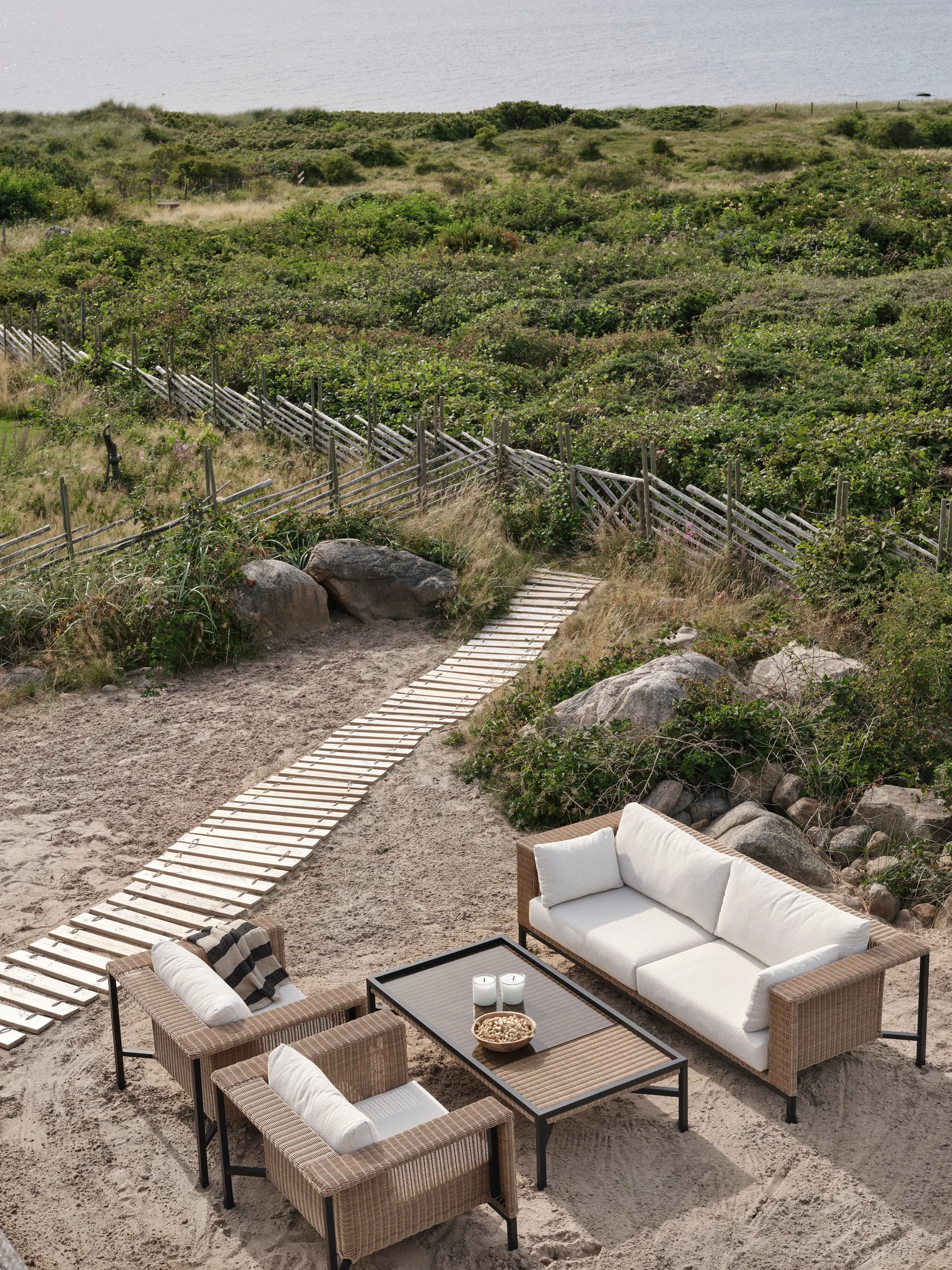 Divano Shell, Teddy rice-nero Brafab