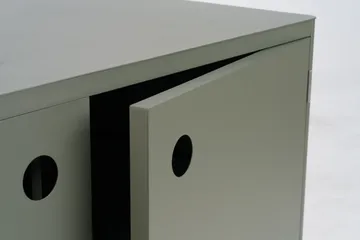 Kelia cucina da esterno base con lavello - Nordic green, 121x90x64 - Brafab