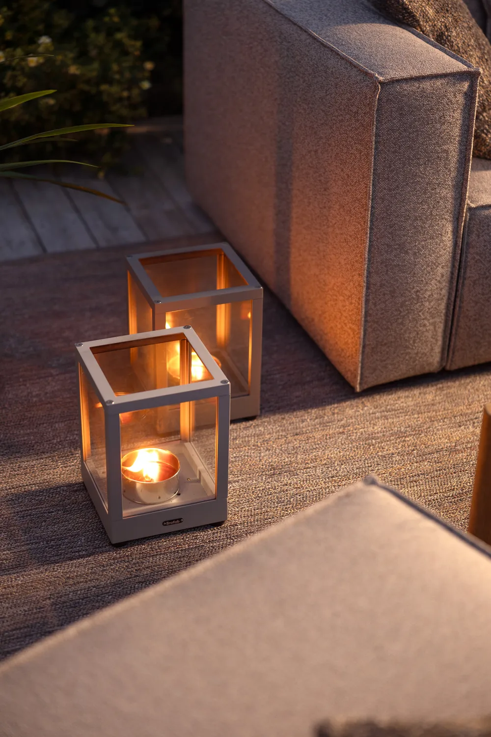 Lanterna Belfort, Light grey, 28 cm Brafab