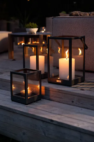 Lanterna Belfort - Nero, 28 cm - Brafab