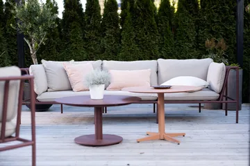 Modulo divano Collier - Zin red-teddy beige, angolo - Brafab