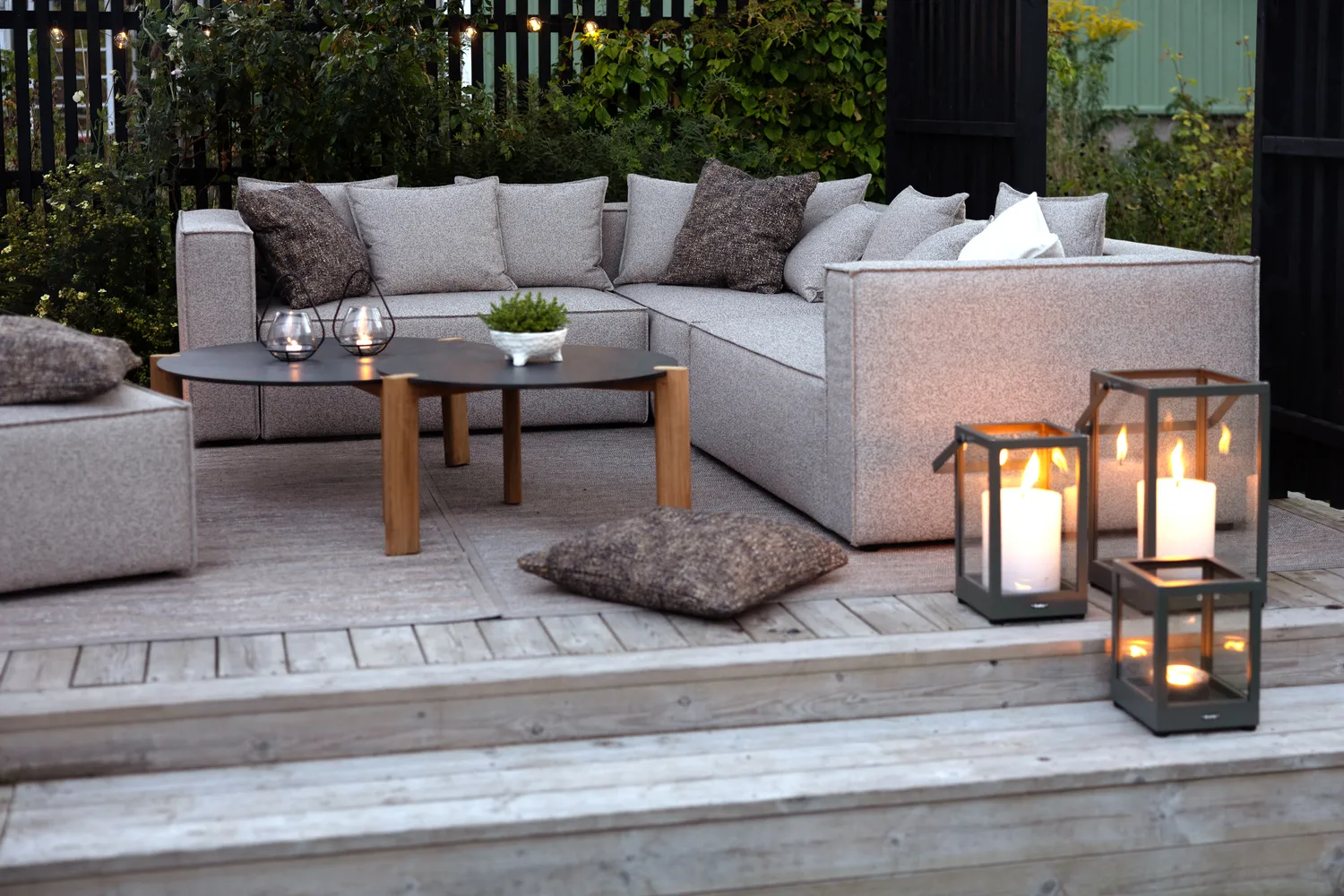 Modulo divano Muki, Light taupe, terminale destro Brafab